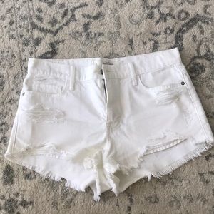 A&F cut off denim shorts